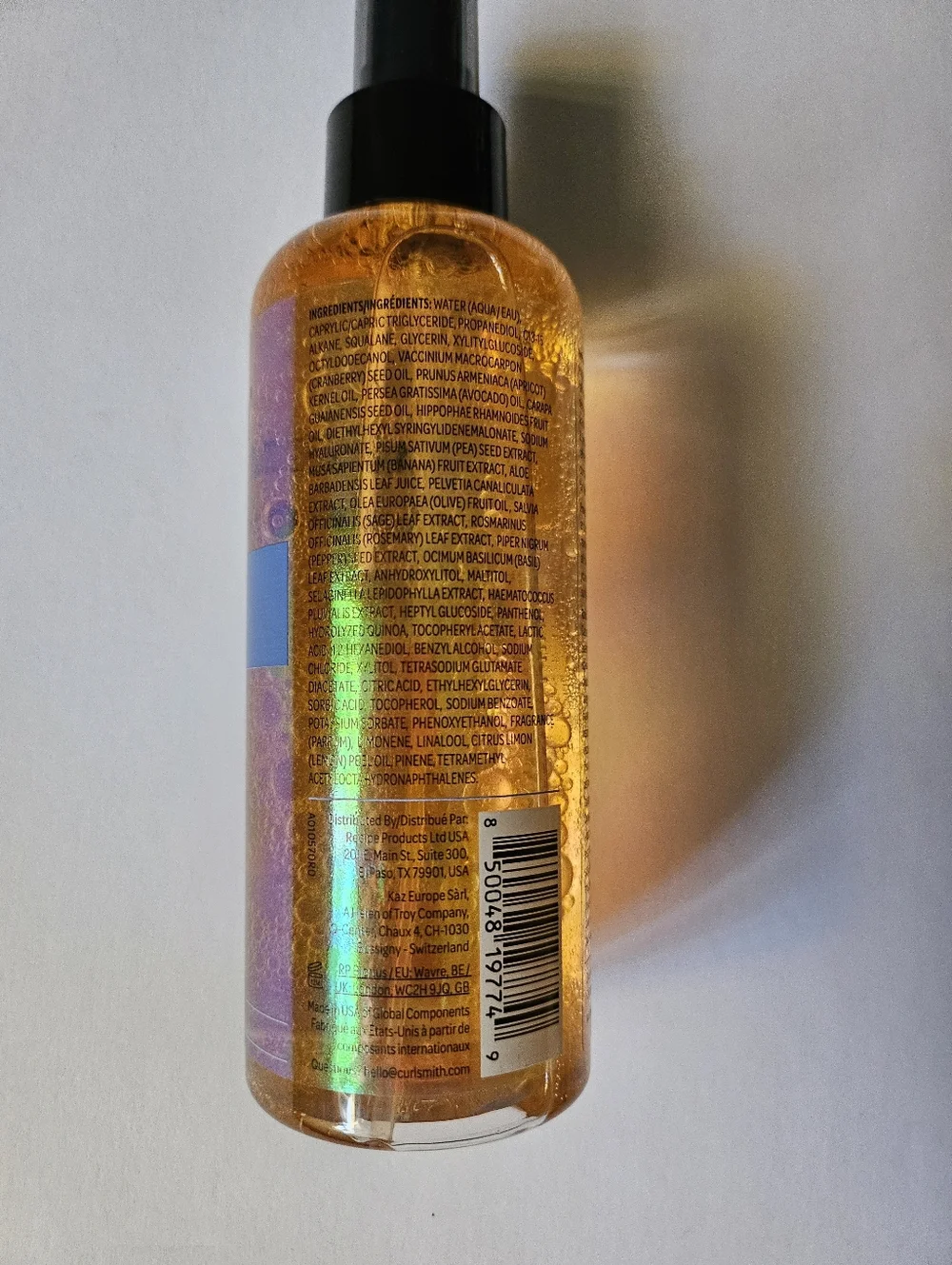 New Curlsmith Shake + Shine Spray Mist 6.6 Oz Curl Refresher Vegan Cruelty Free